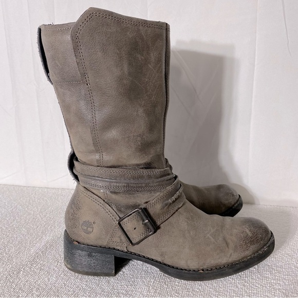 Timberland Shoes - Timberland Whittemore Mid Beige Brown Suede Mid Calf Boots 7